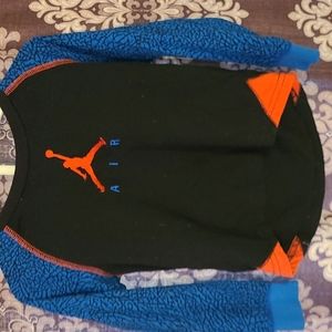 Jordan 3T black, blue,and Red long sleeve shirt